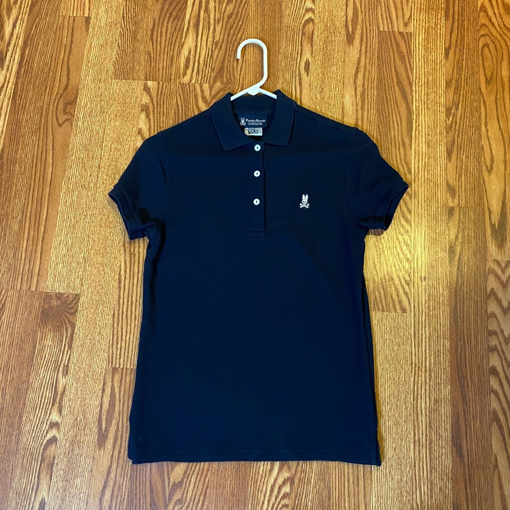 Psycho Bunny Navy Polo (Size XS)